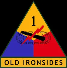 U.S. Army 1st Armored Division shoulder sleeve insignia